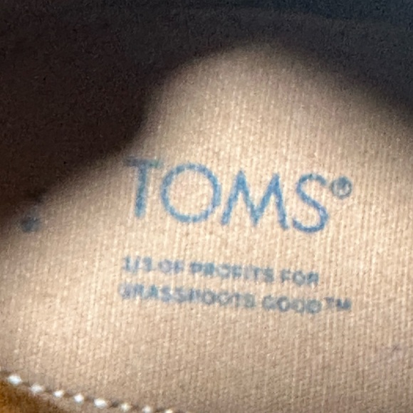 Toms Ankle Boots in Brown with Black Dots - Picture 7 of 9